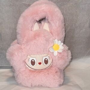 POP LAND Mokoko Labubu Plush Crossbody / Handbag